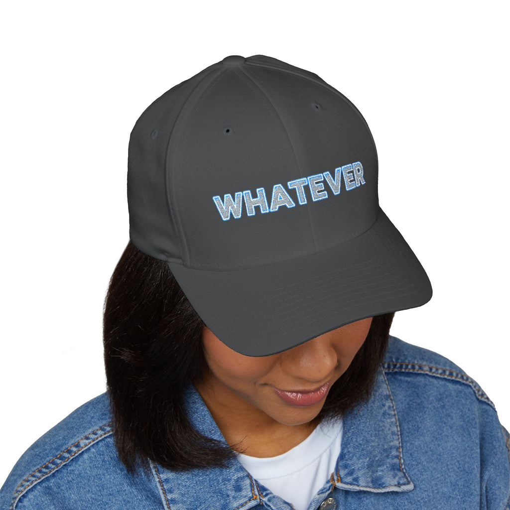 IT'S WHATEVER Structured Closed-Back Cap