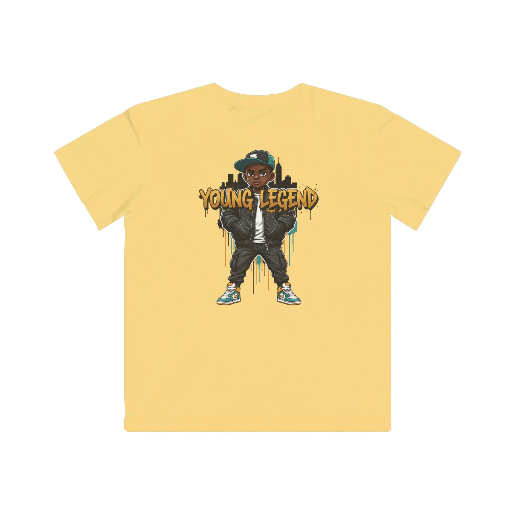 Kids "Young Legend" Graphic Tee — Urban Boy Streetwear