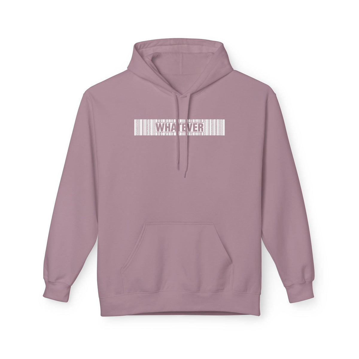 WHATEVER Barcode Hoodie