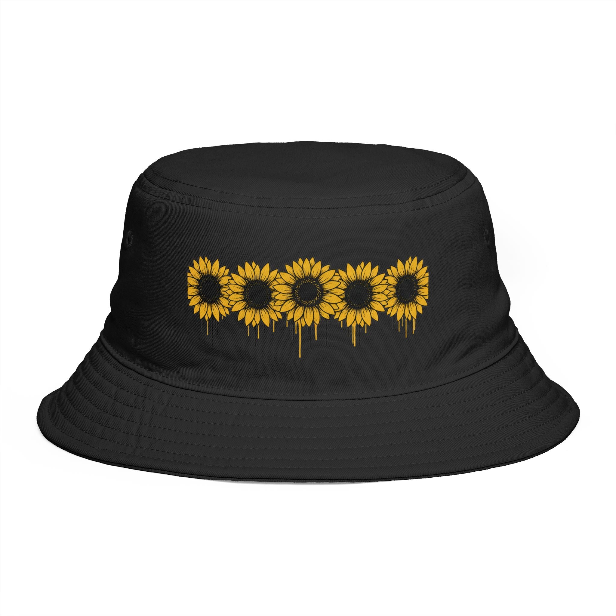 Sunflower Drip Bucket Hat
