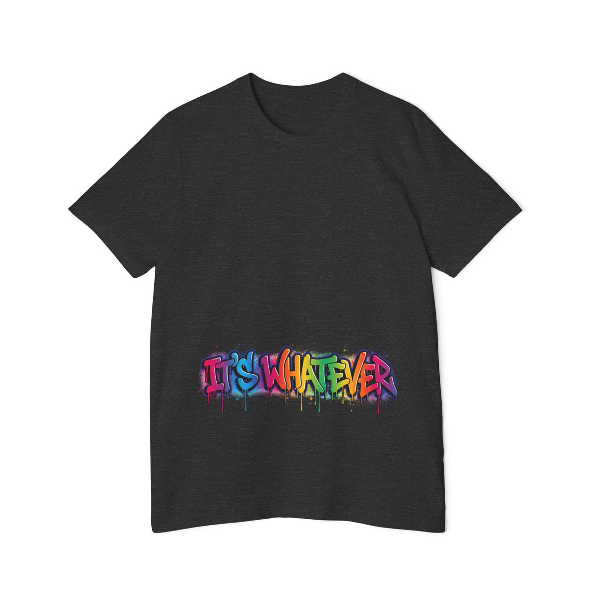 IT'S WHATEVER Graffiti Tee — Colorful Streetwear