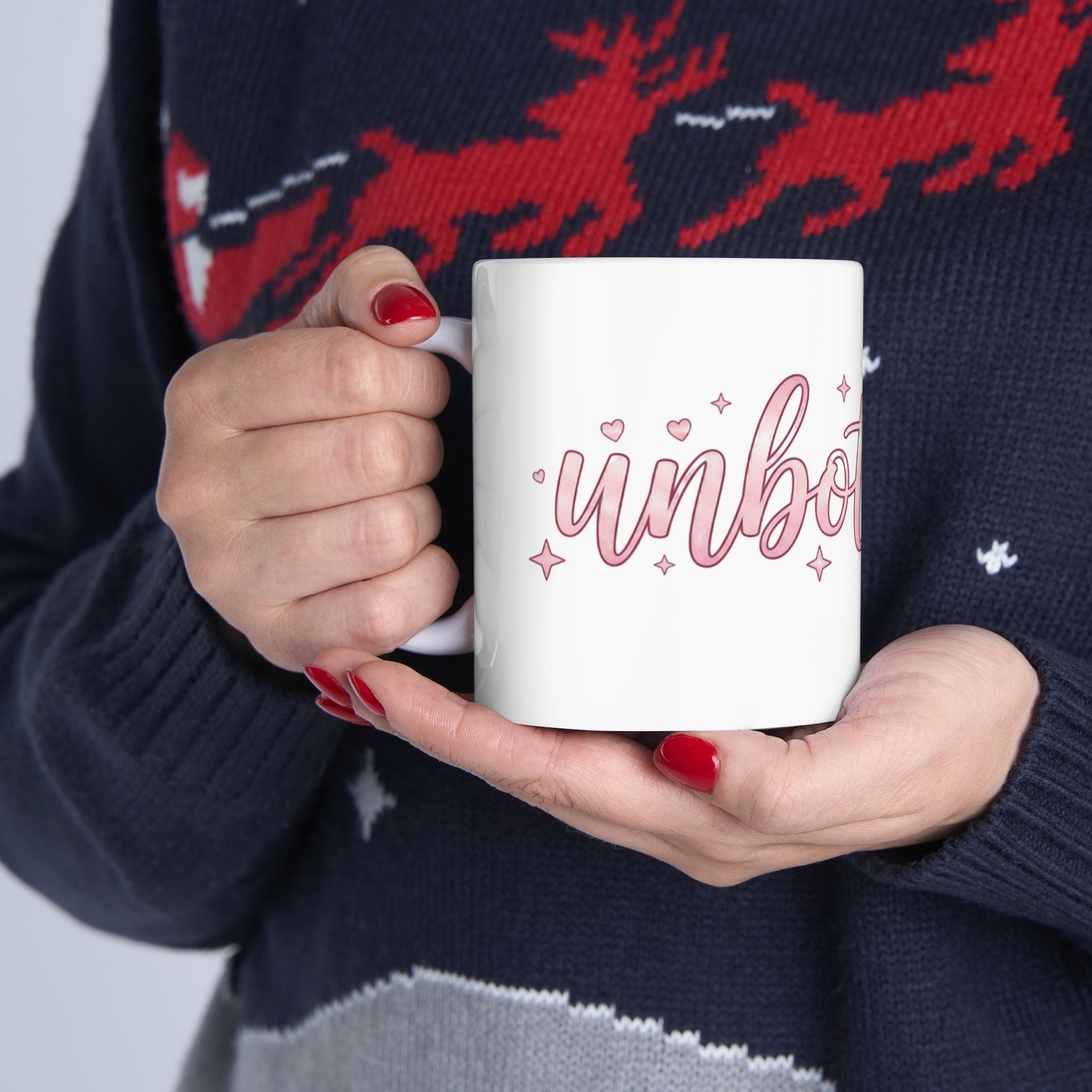 Sisterhood Pink Script Mug