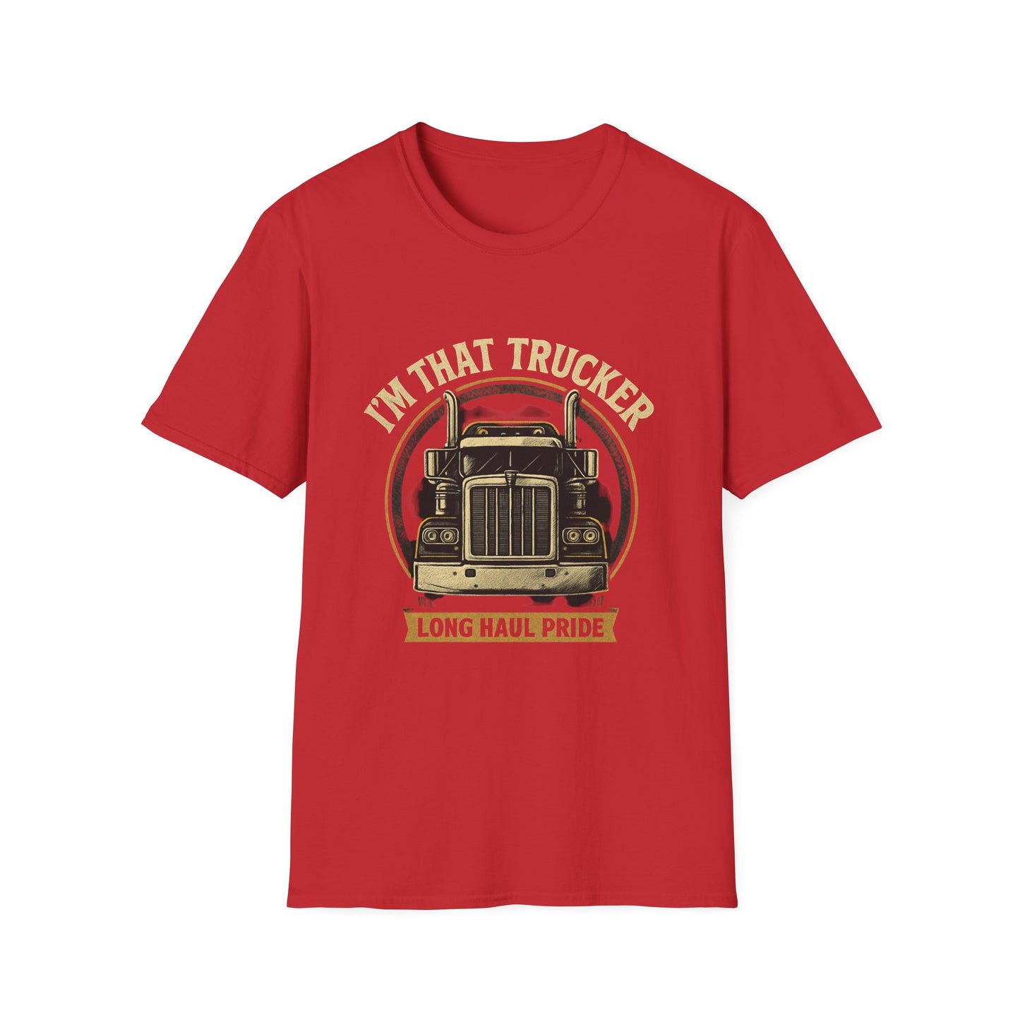 Long Haul Trucker Pride T-Shirt - Unisex Softstyle Tee