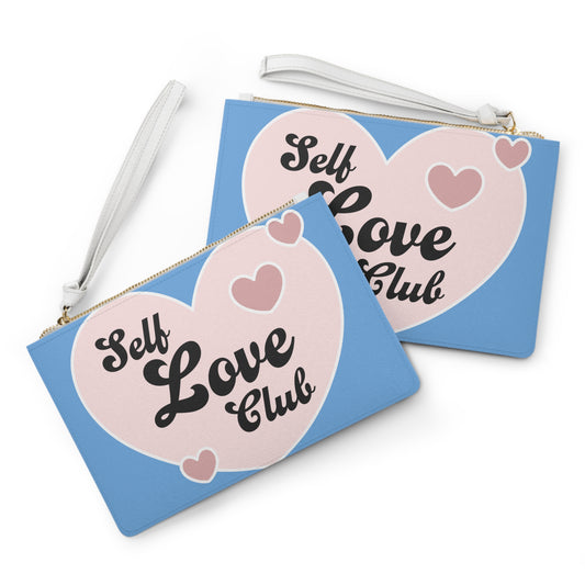 Self Love Club Clutch Bag | Heart Design for Self-Care Enthusiasts