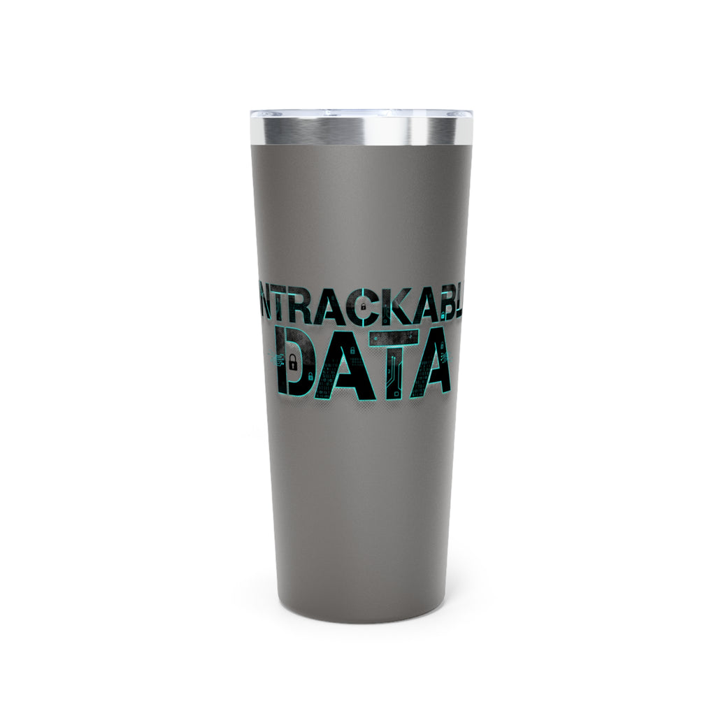 22oz Insulated Tumbler – ‘Untrackable Data’ Tech Matte Travel Cup