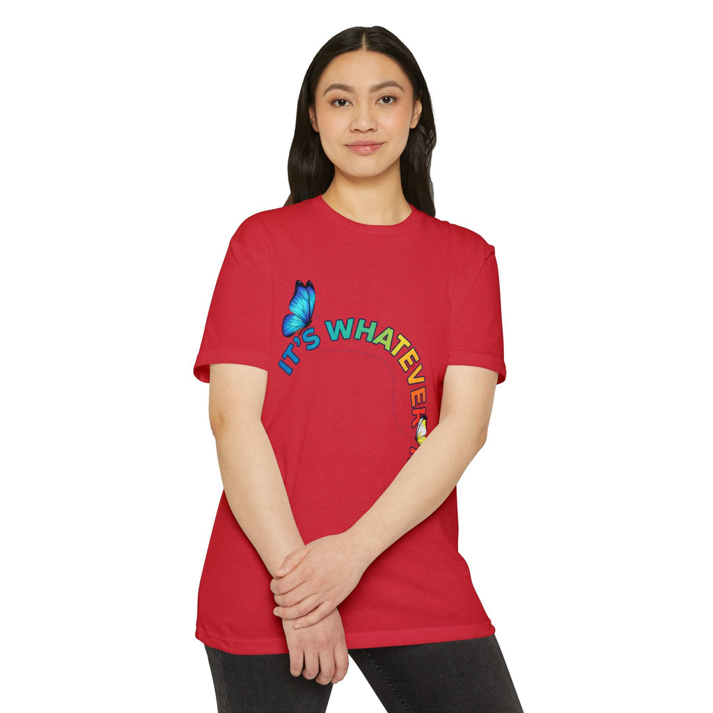 It's Whatever Colorful Butterfly Tee