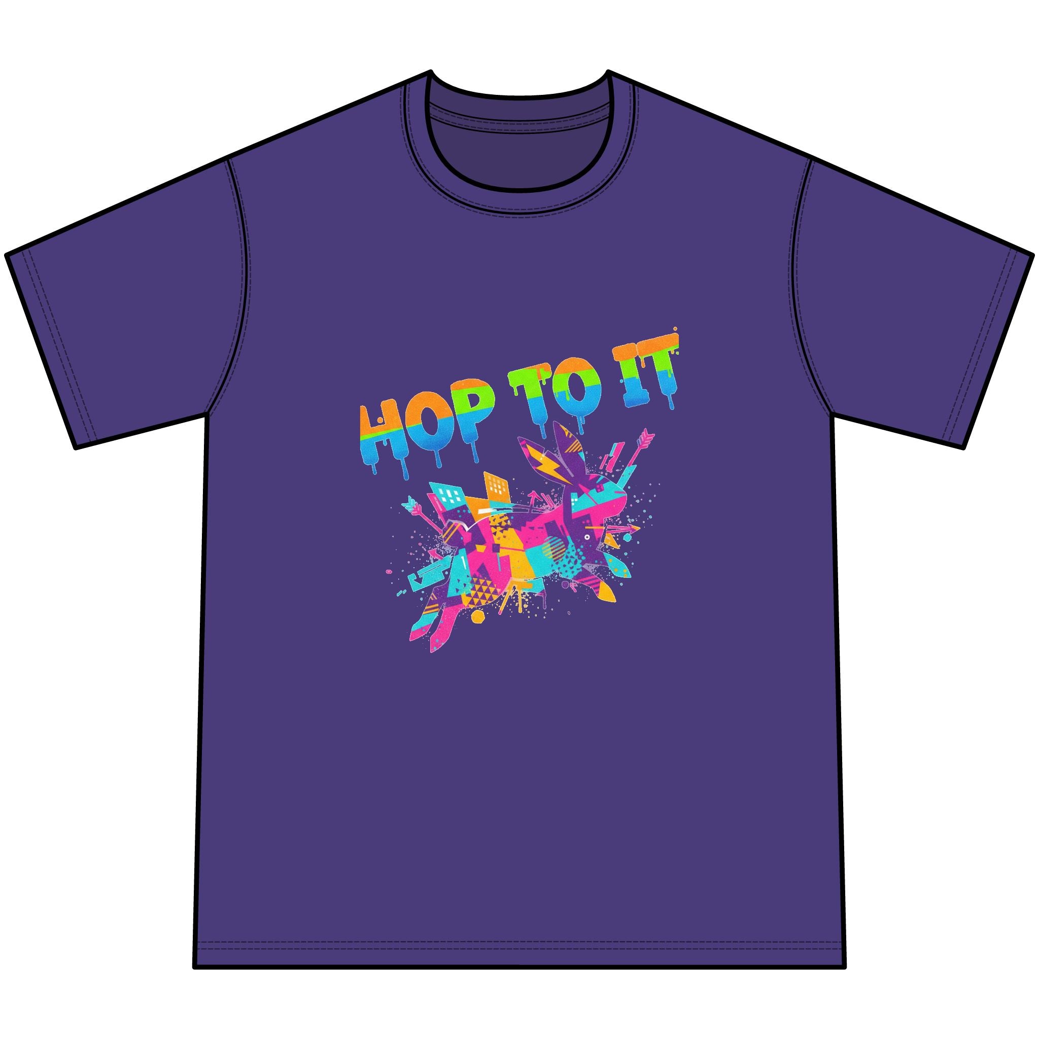 Hop To It Tie-Dye Kids Tee