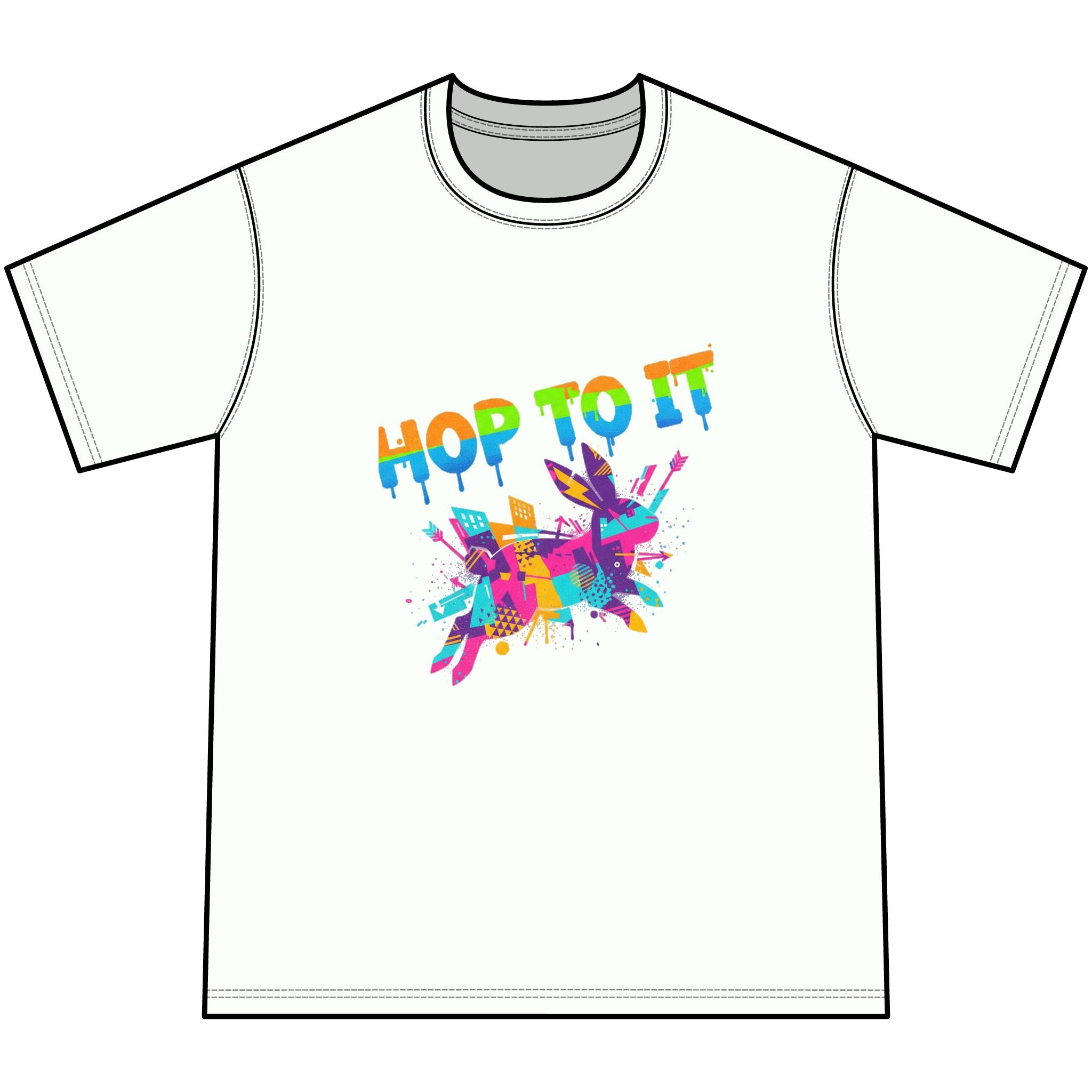 Hop To It Tie-Dye Kids Tee