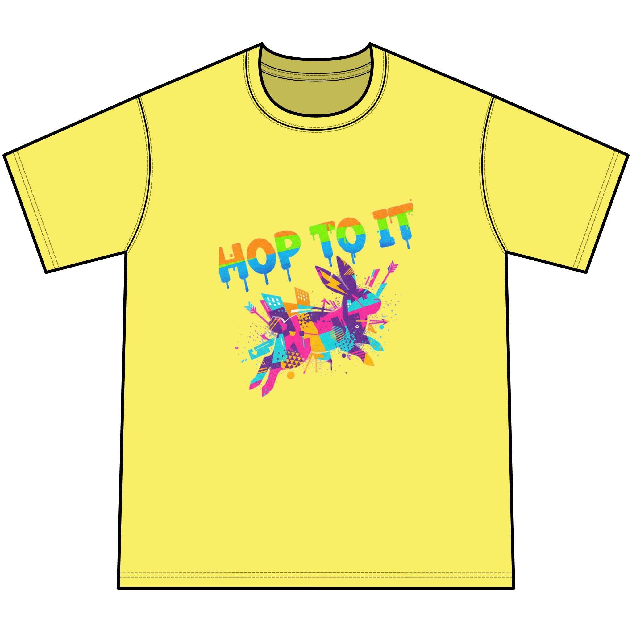 Hop To It Tie-Dye Kids Tee