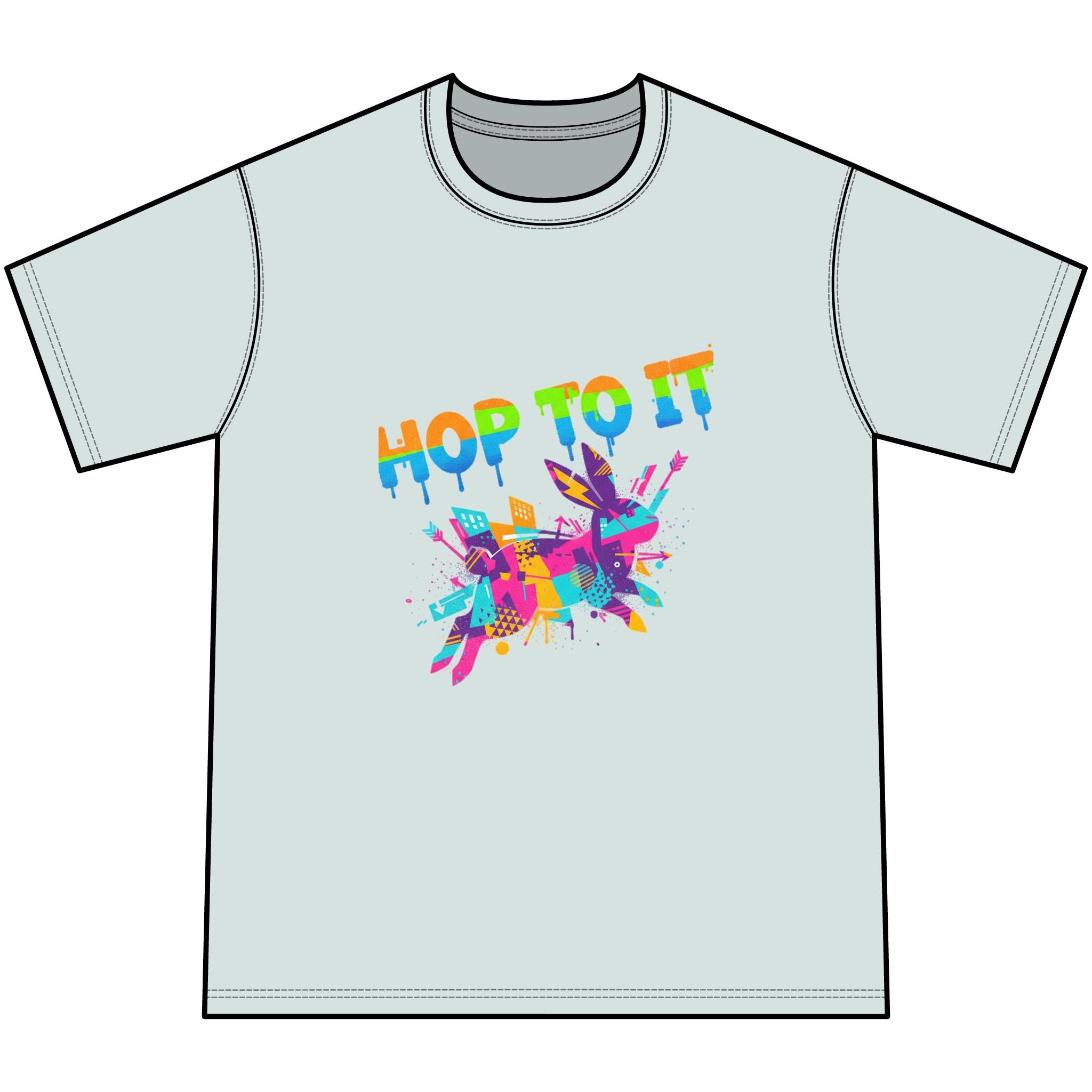 Hop To It Tie-Dye Kids Tee