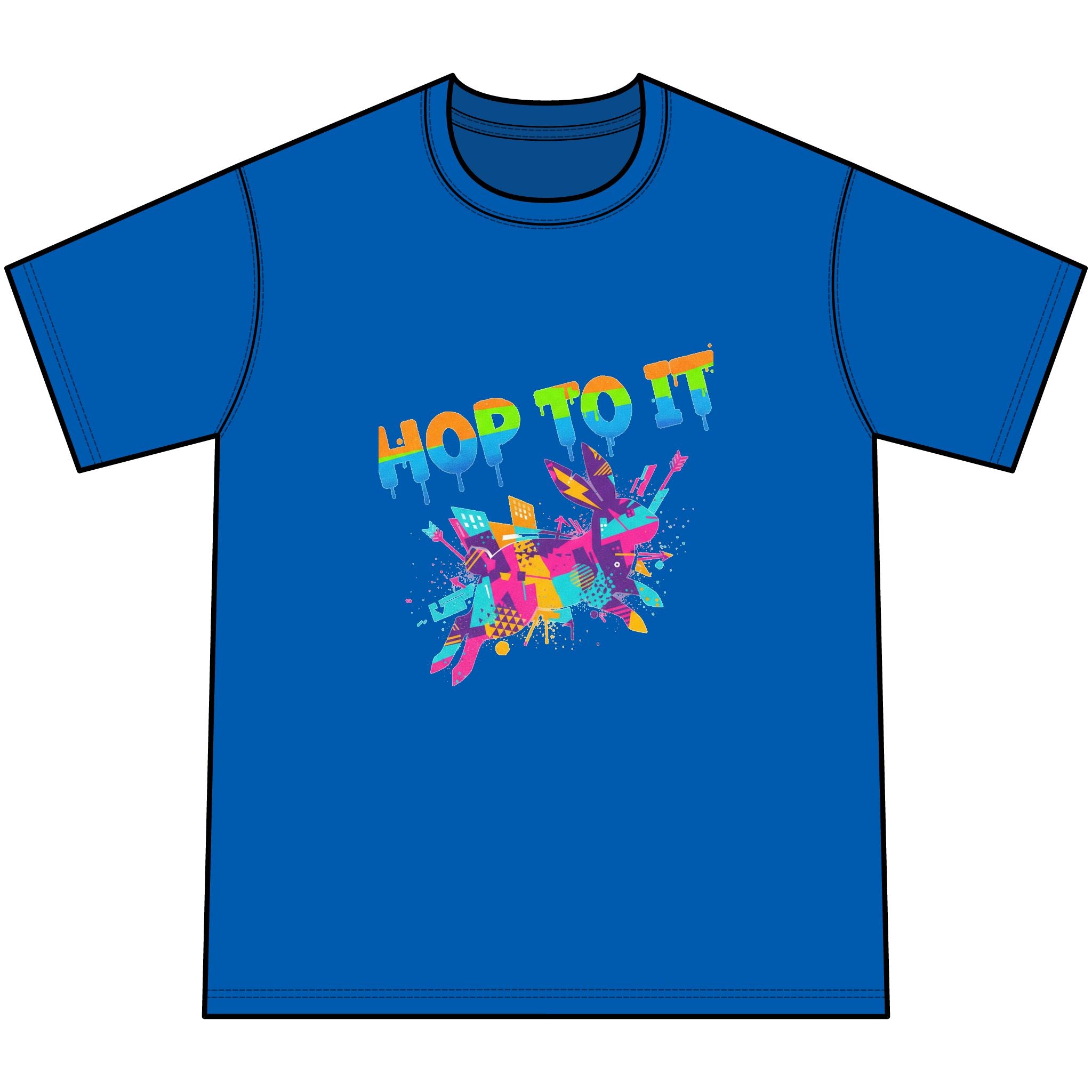 Hop To It Tie-Dye Kids Tee