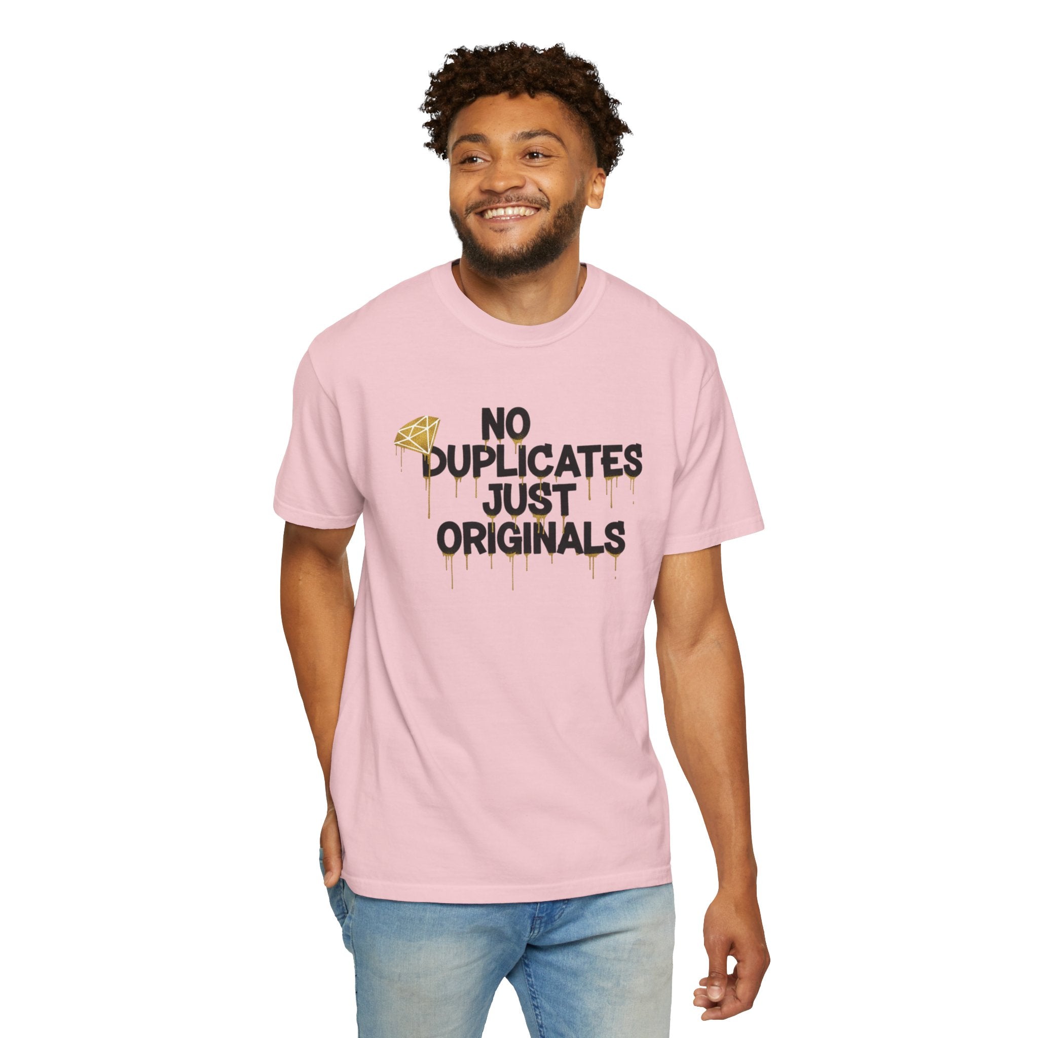 No Duplicates Just Originals T-Shirt — Bold Streetwear Graphic Tee