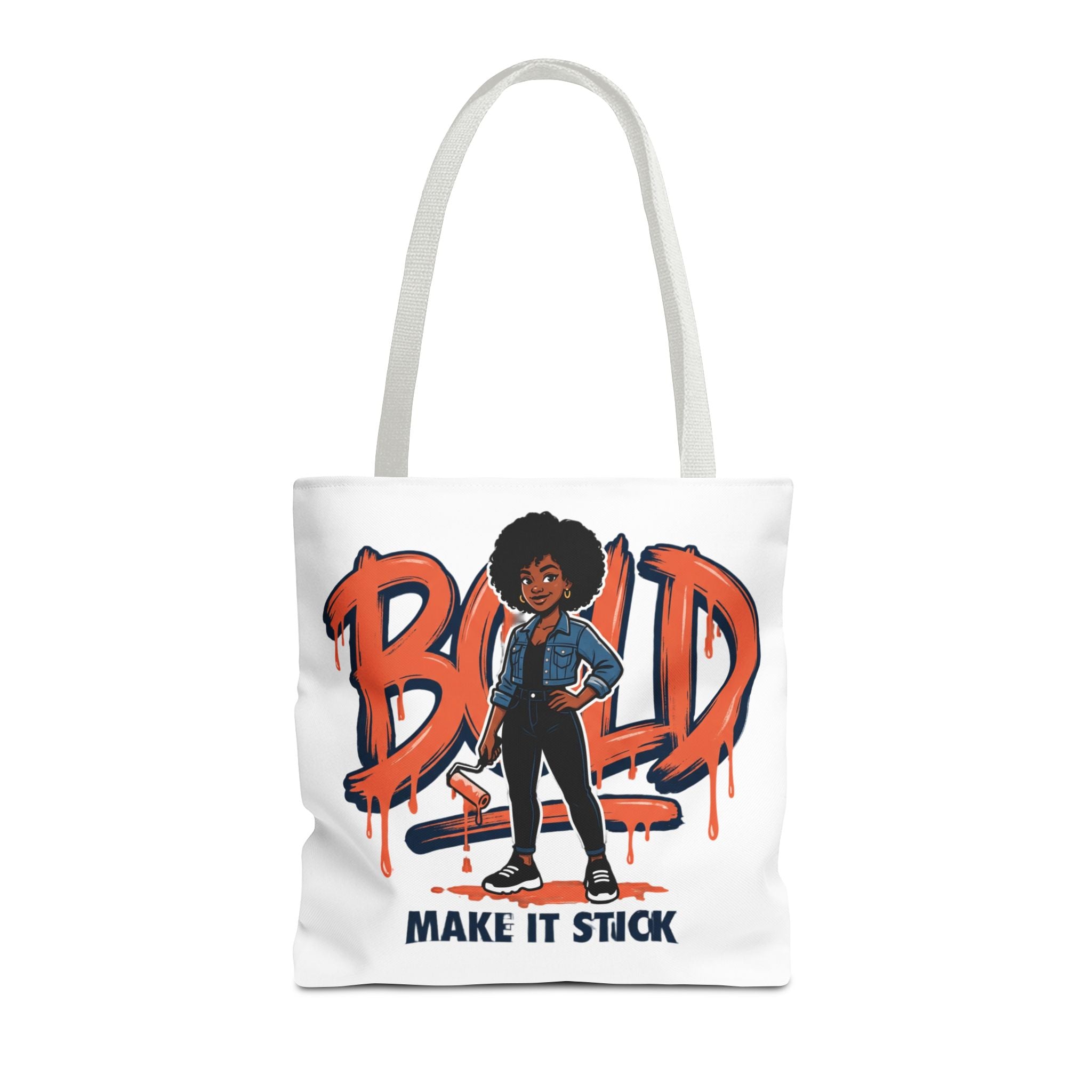 Bold Make It Stick Tote Bag