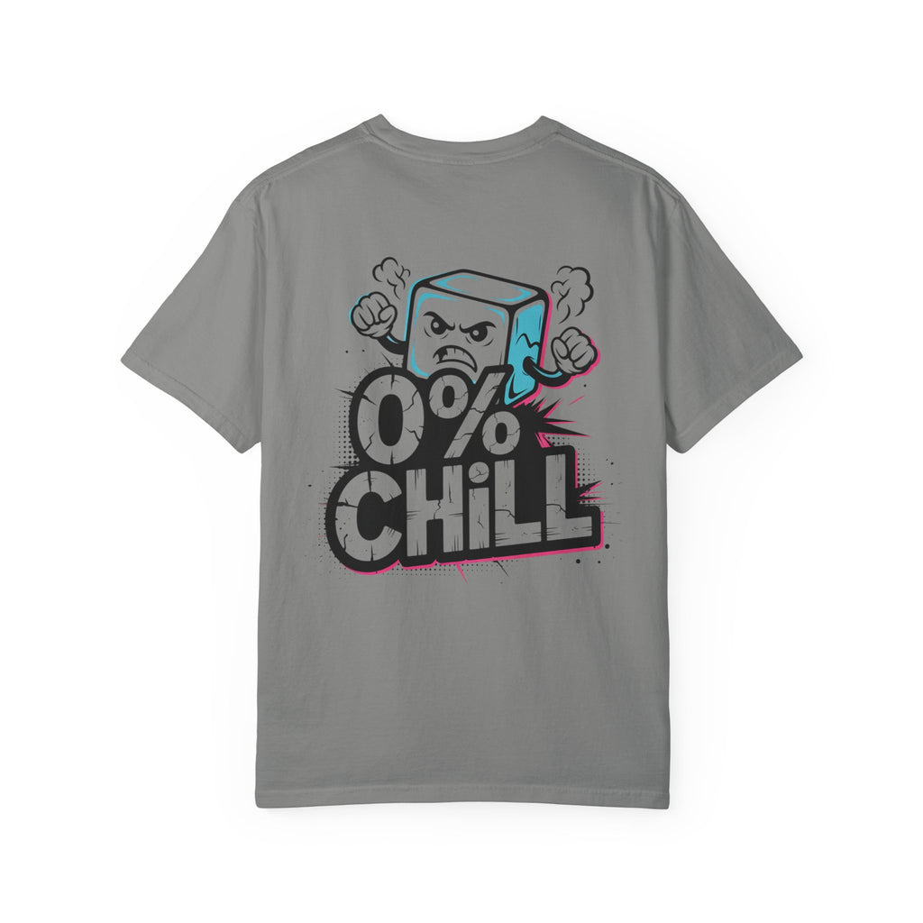 T-Shirt — '0% Chill' Angry Ice Cube Graphic Tee