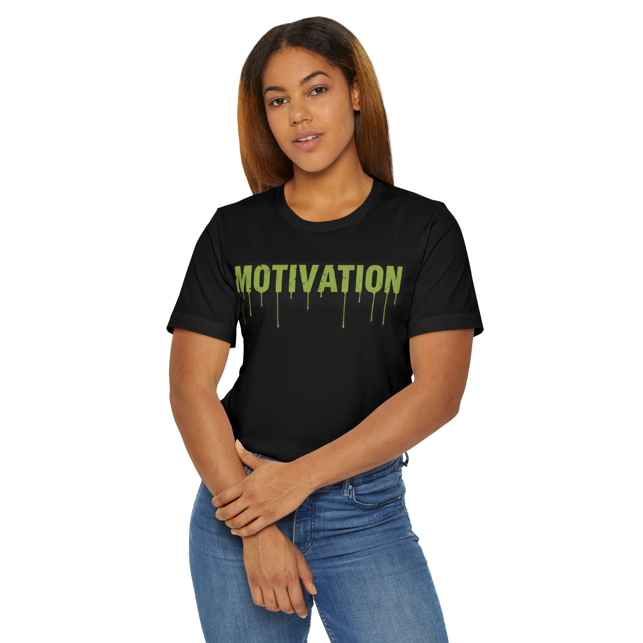 Motivation Drip Graphic T‑Shirt