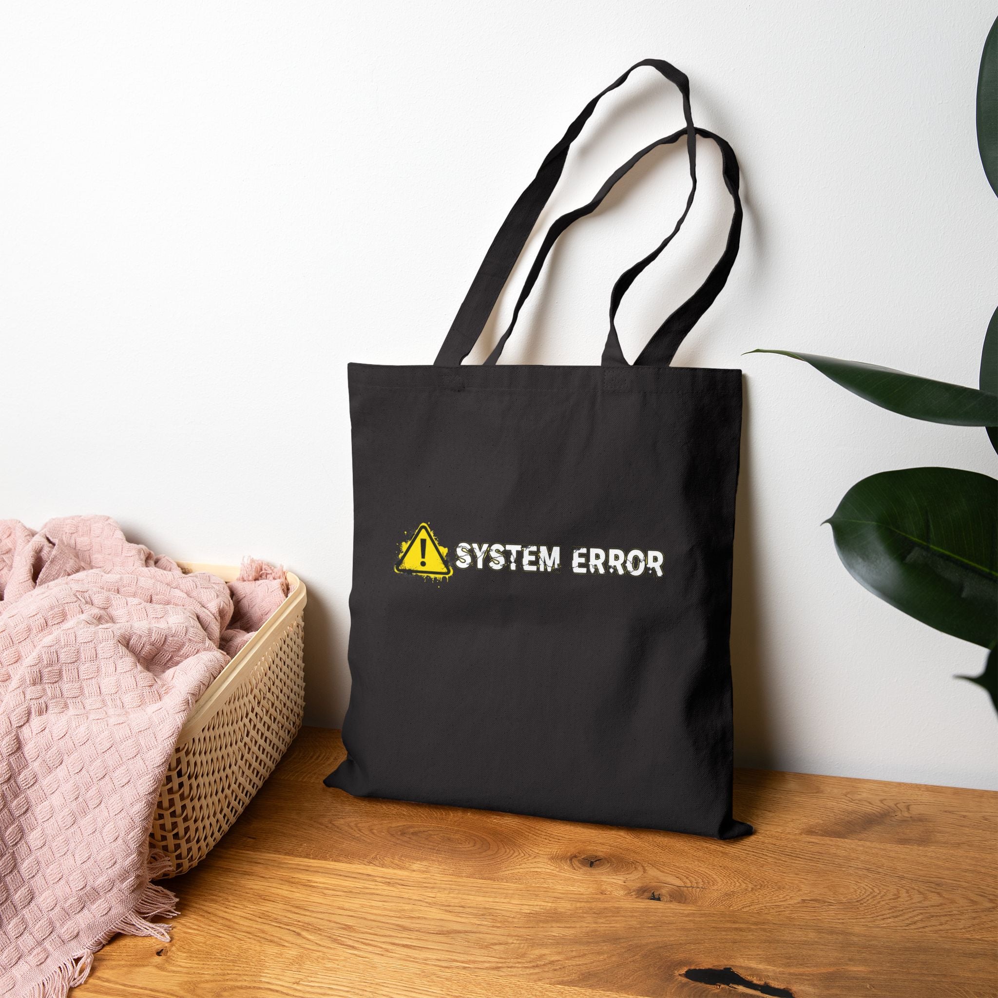 System Error Canvas Tote