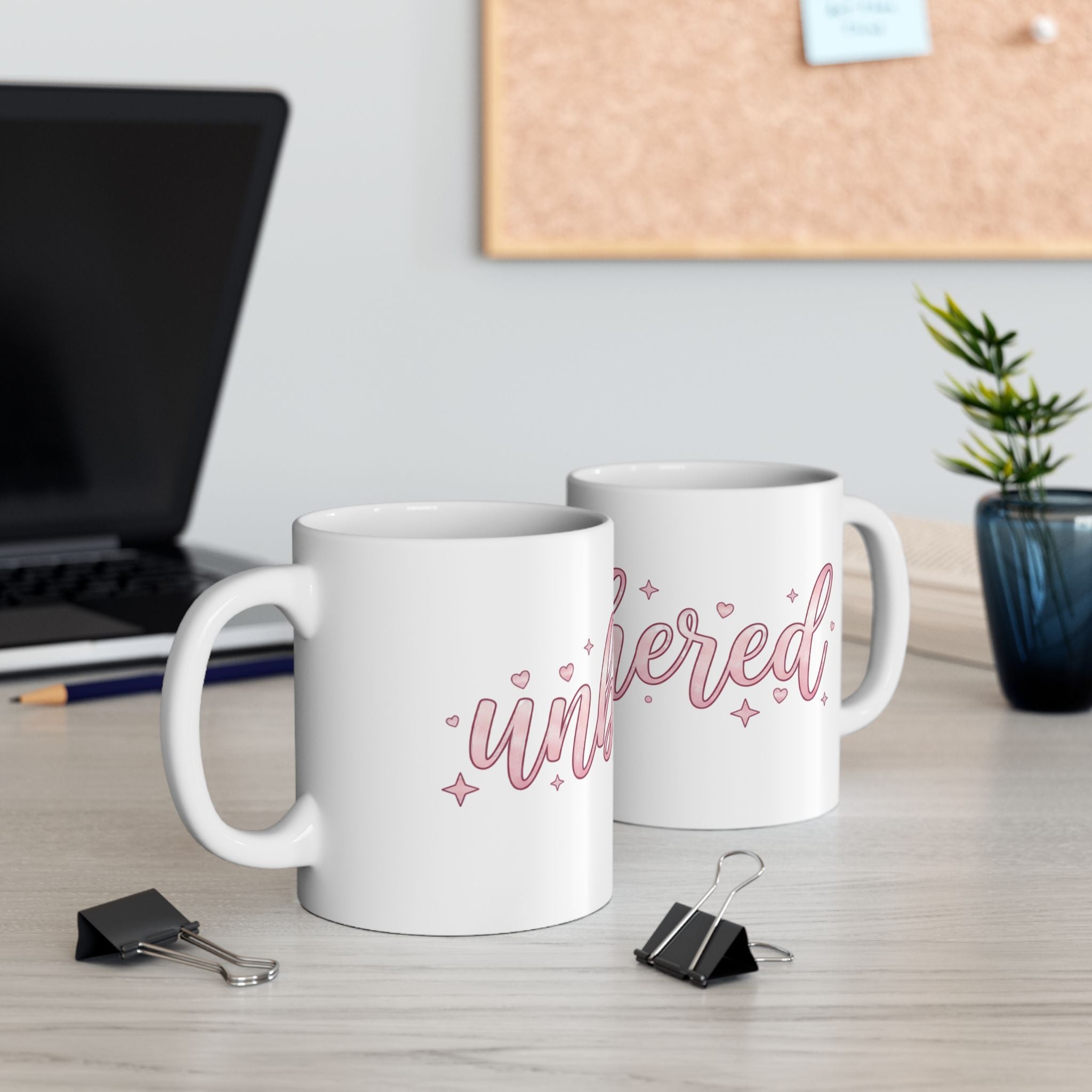 Sisterhood Pink Script Mug