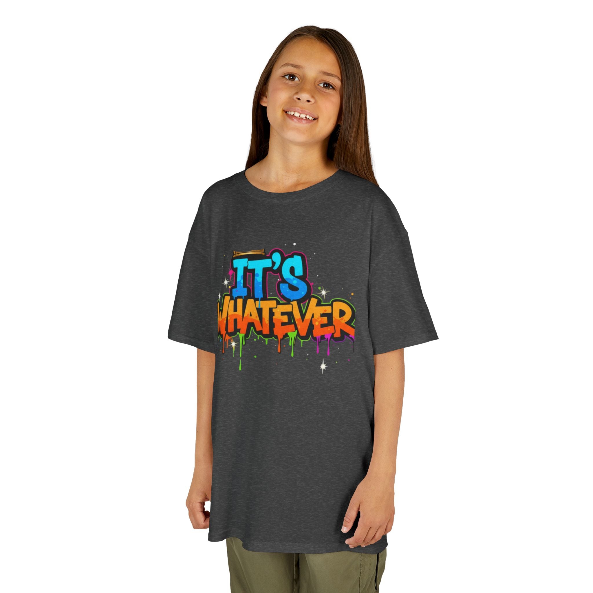 Color Drip Graffiti Kids Tee — Streetwear Graphic T-Shirt