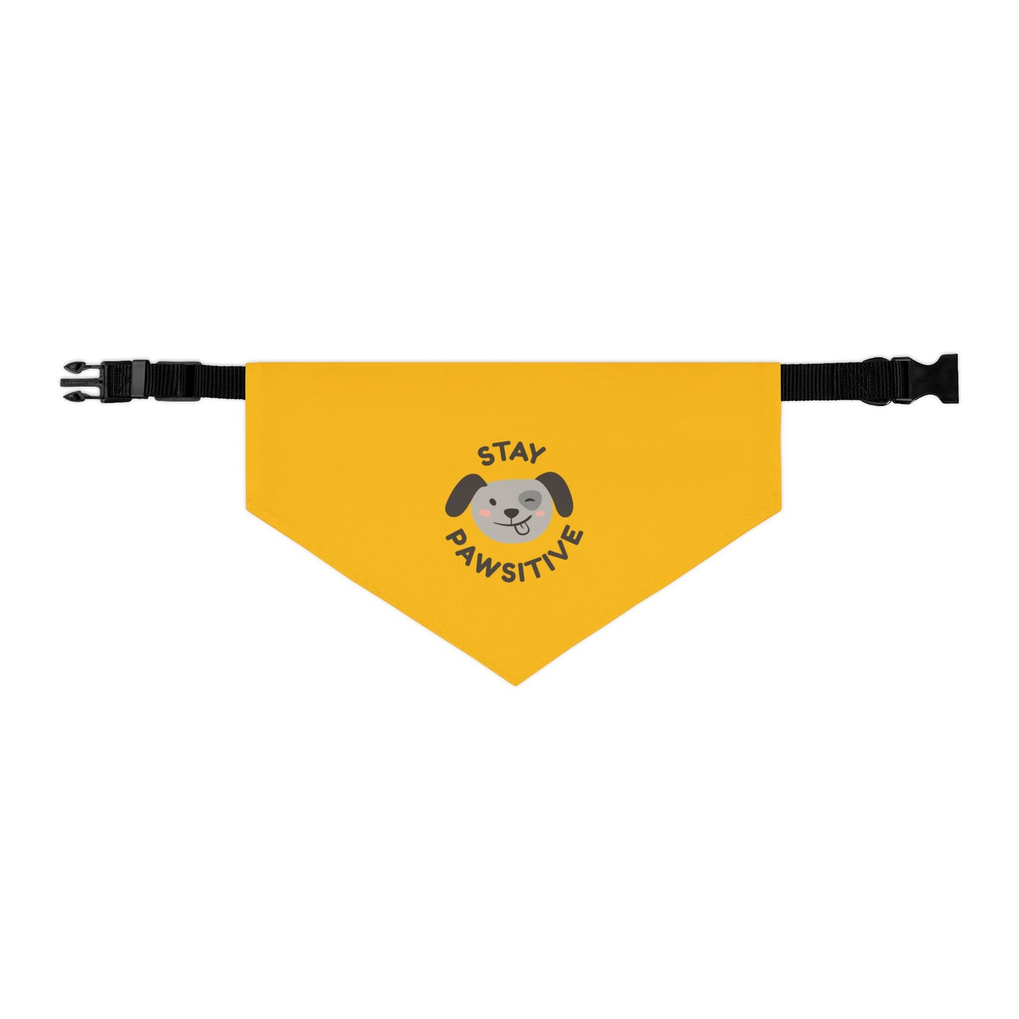 Stay Pawsitive Pet Bandana Collar