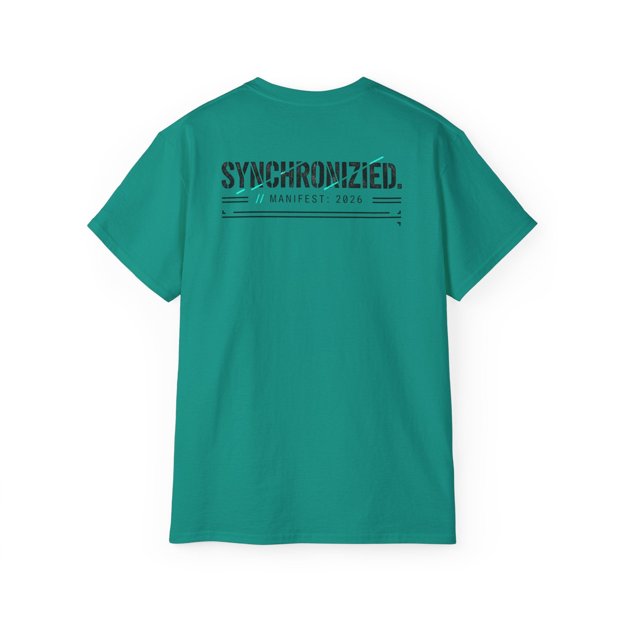 Purpose Front Synchronized Back Graphic Tee - Motivational Streetwear T-Shirt