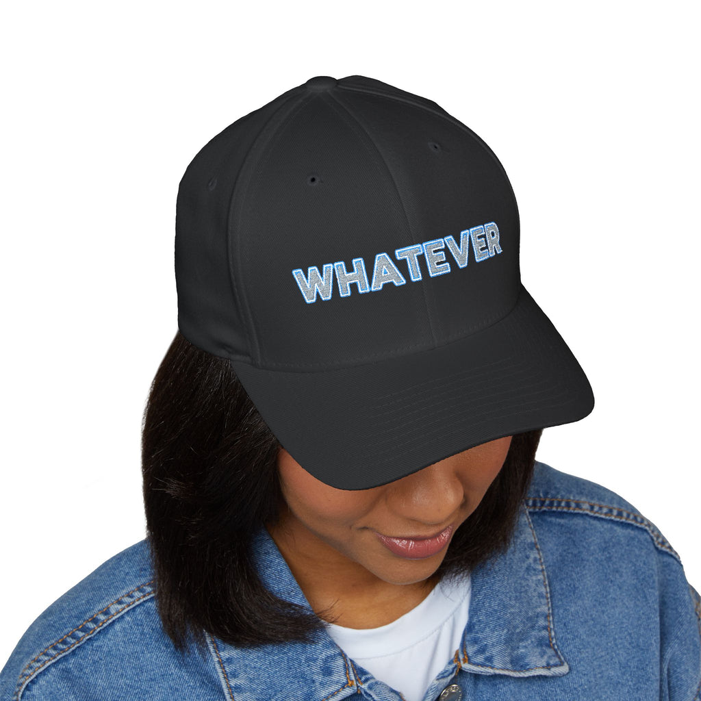 IT'S WHATEVER Structured Closed-Back Cap
