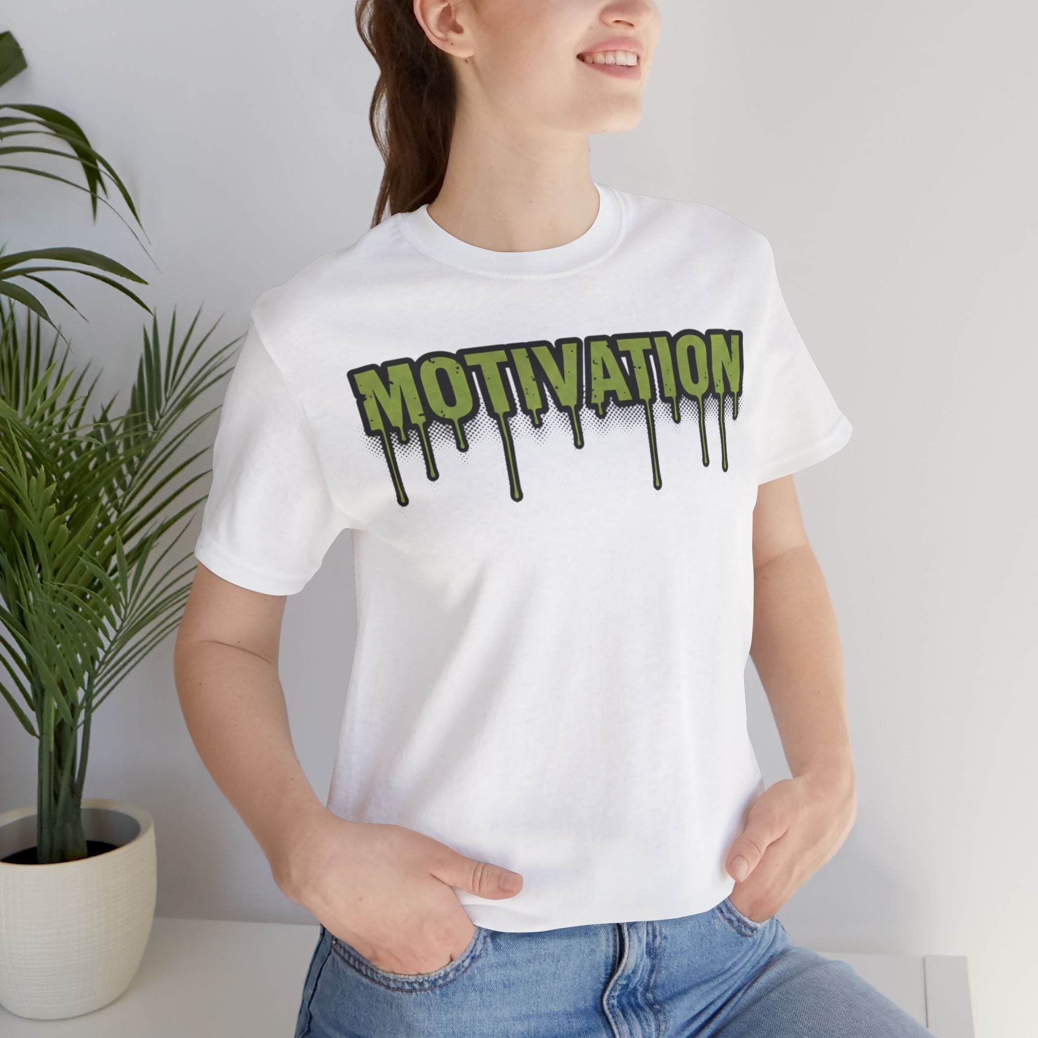 Motivation Drip Graphic T‑Shirt
