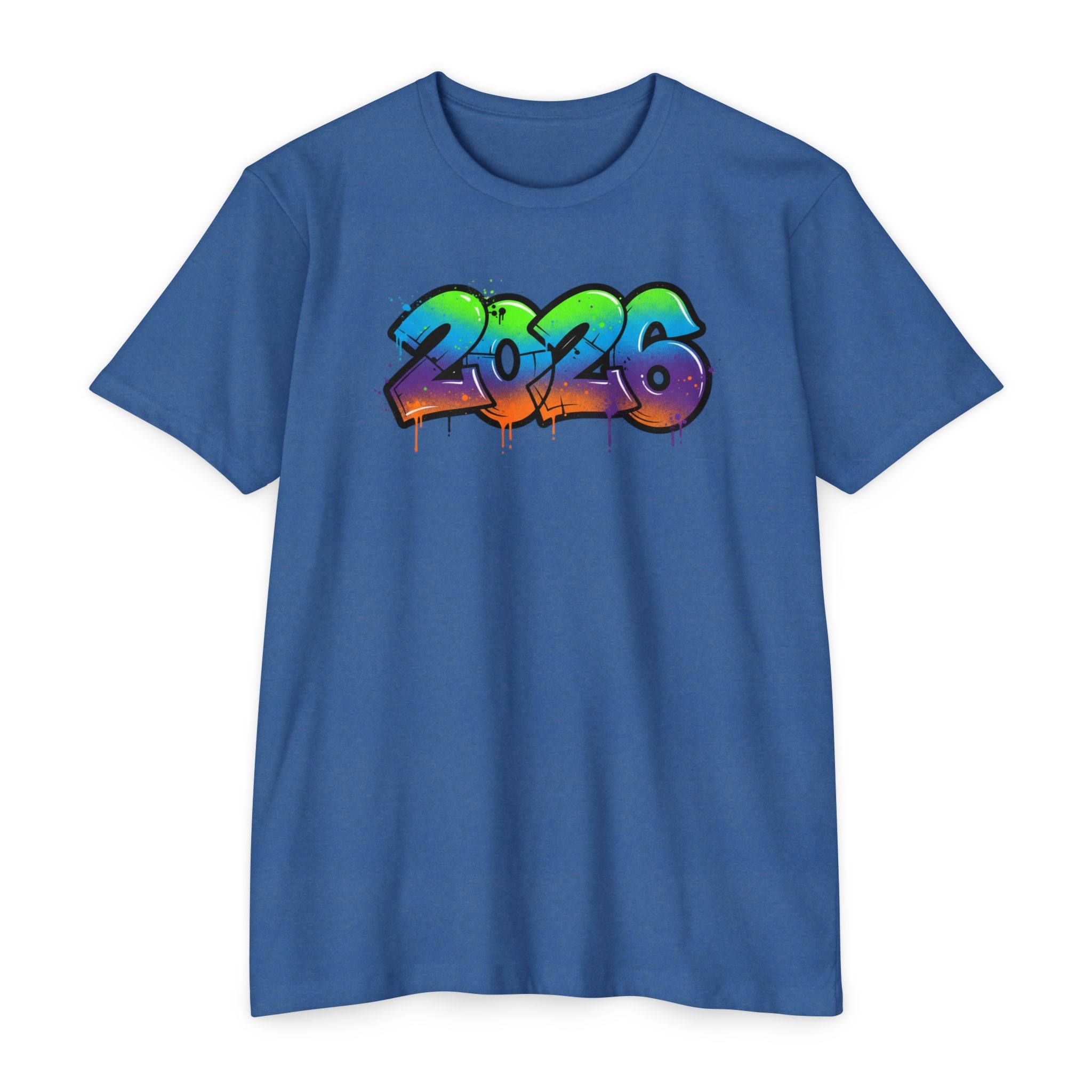 2026 Graffiti Graphic Tee - Colorful Street Art Streetwear T-Shirt