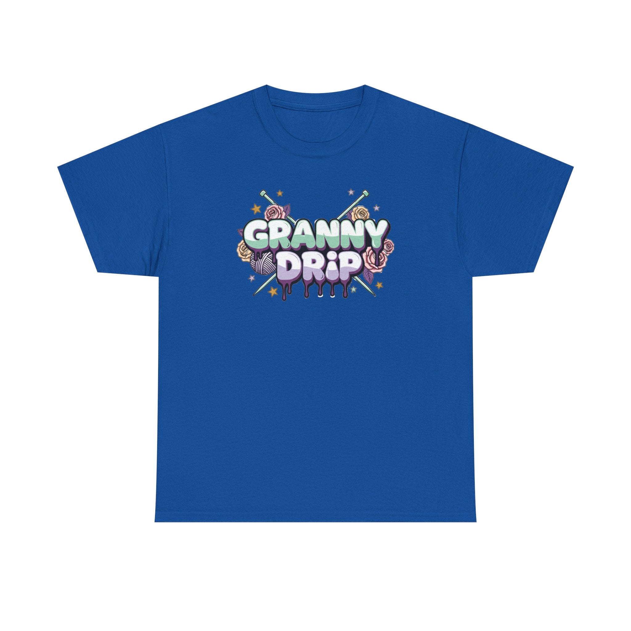 Granny Drip Graphic Tee — Retro Candy Pop Logo T-Shirt