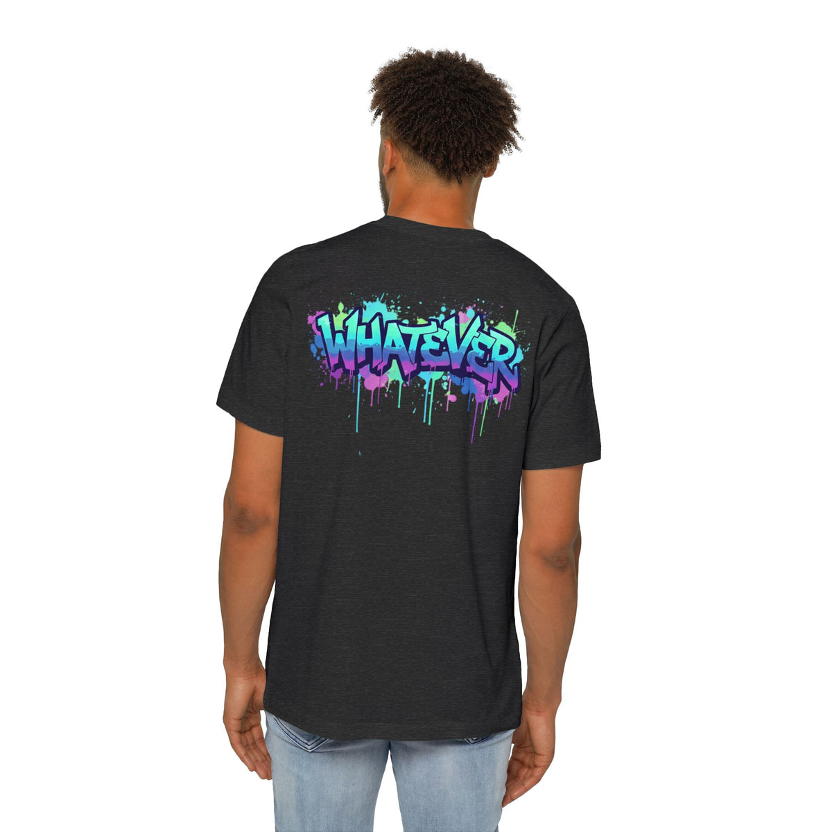 IT'S WHATEVER Graffiti Tee — Colorful Streetwear