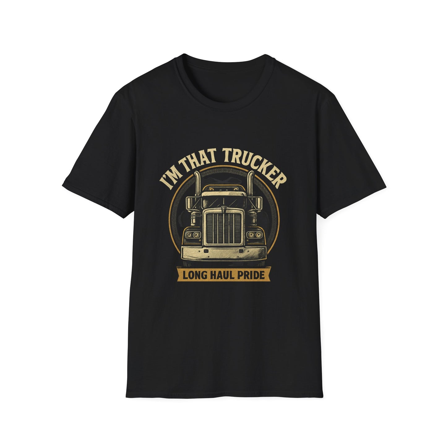 Long Haul Trucker Pride T-Shirt - Unisex Softstyle Tee
