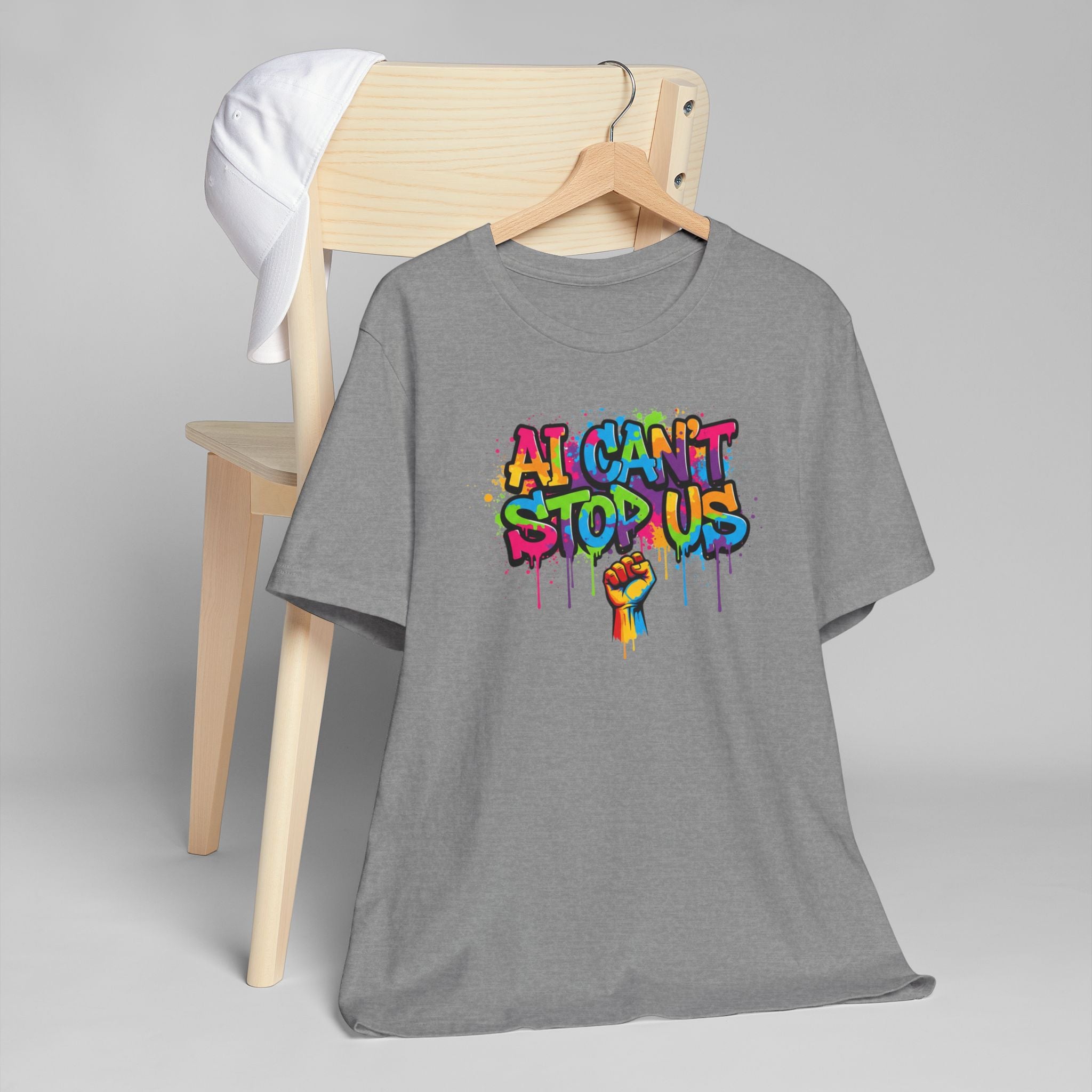 AI Can't Stop Us Graffiti Tee