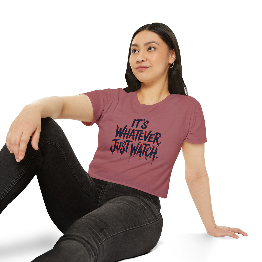 Just Watch Crop Top