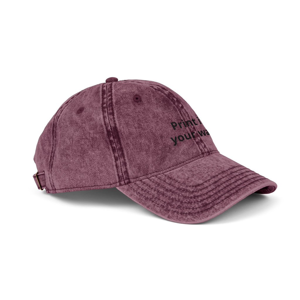 Embroidered Vintage Dad Hat