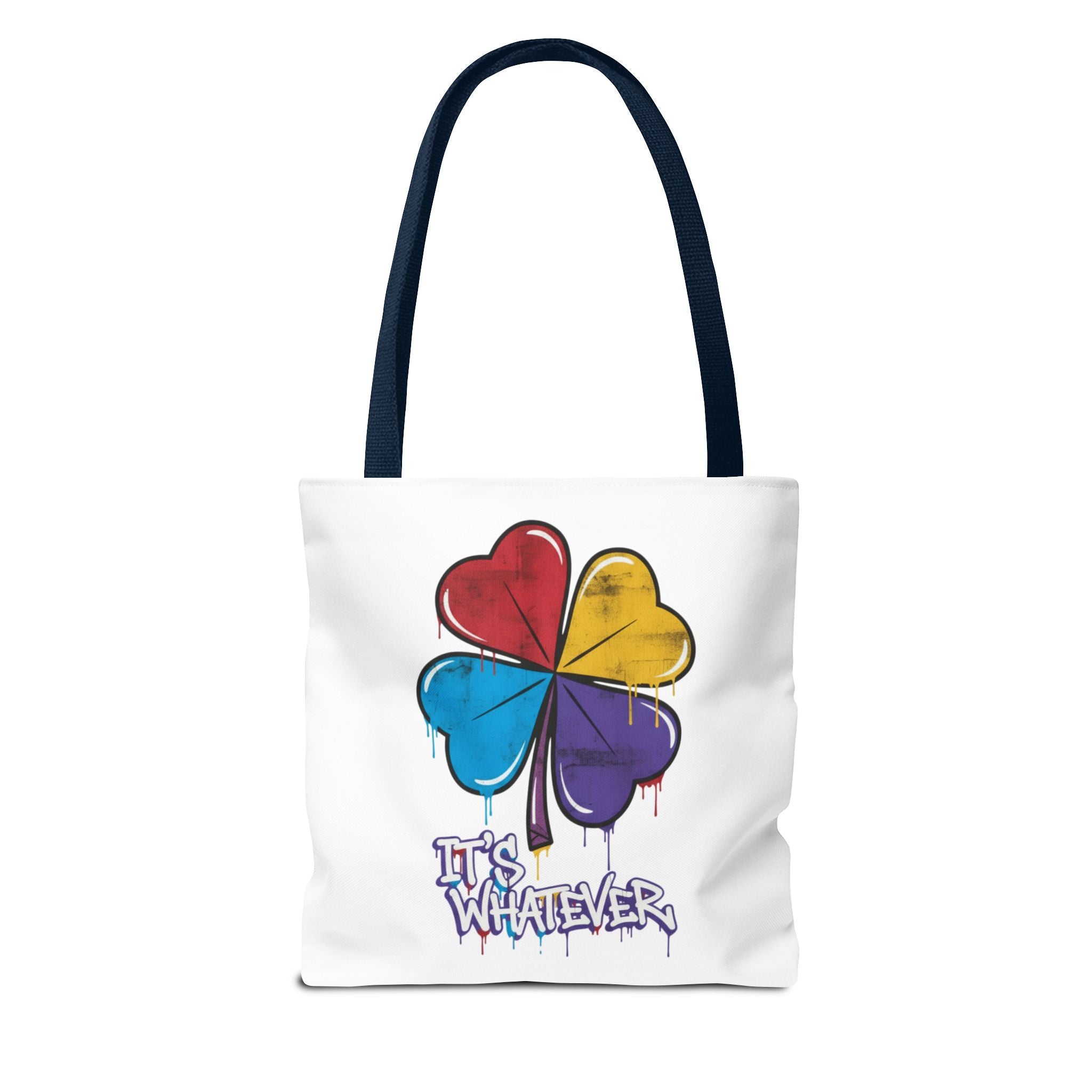 Rainbow Drip Graphic Tote Bag