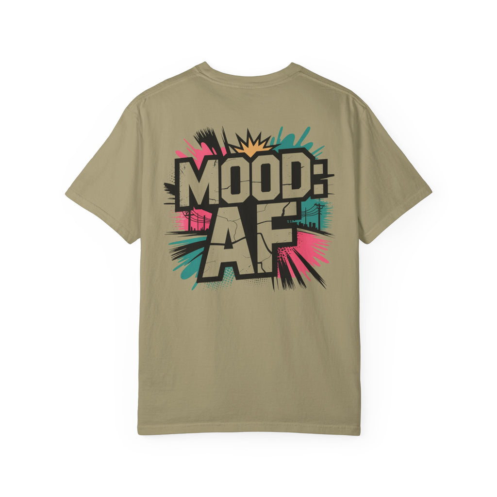 MOOD AF Graphic Tee — Bold Retro Pop-Art Unisex T-Shirt