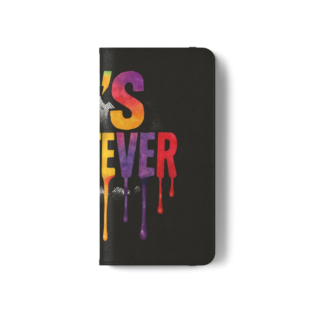 Rainbow Drip Flip Case