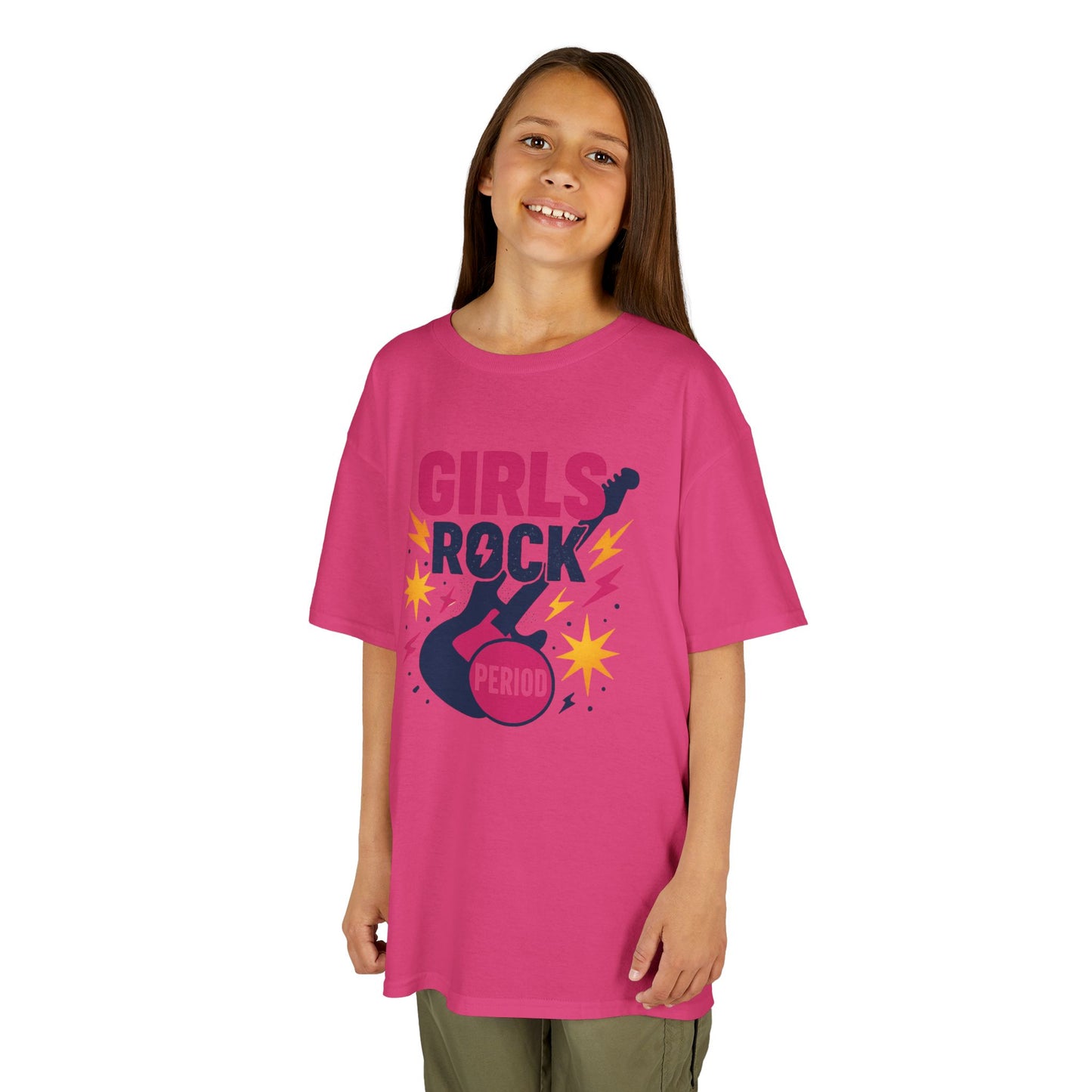 Girls Rock Period Kids Tee