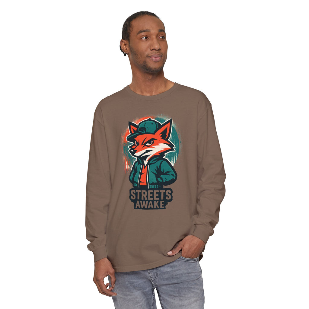 Streets Awake Fox Graphic Long Sleeve Tee