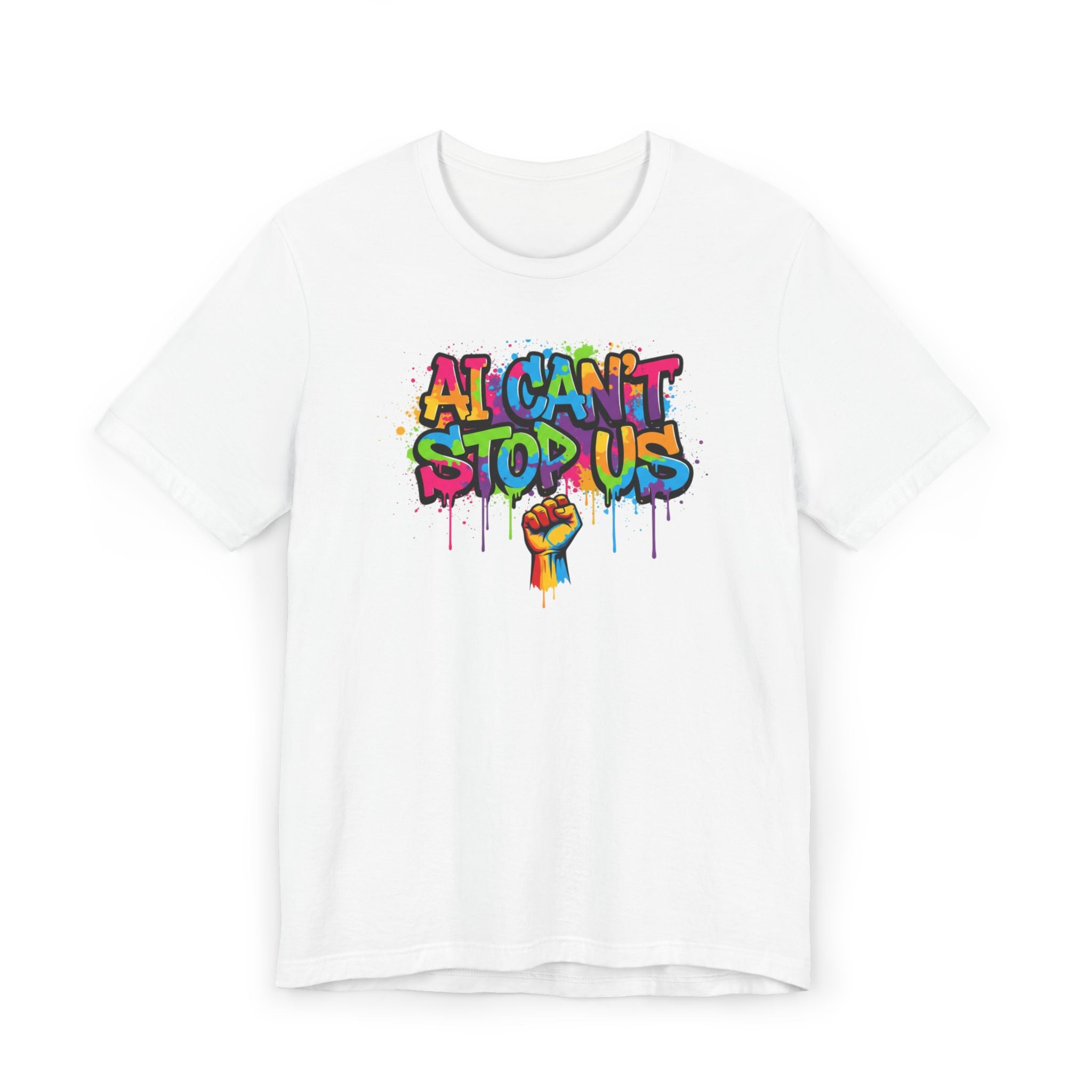AI Can't Stop Us Graffiti Tee