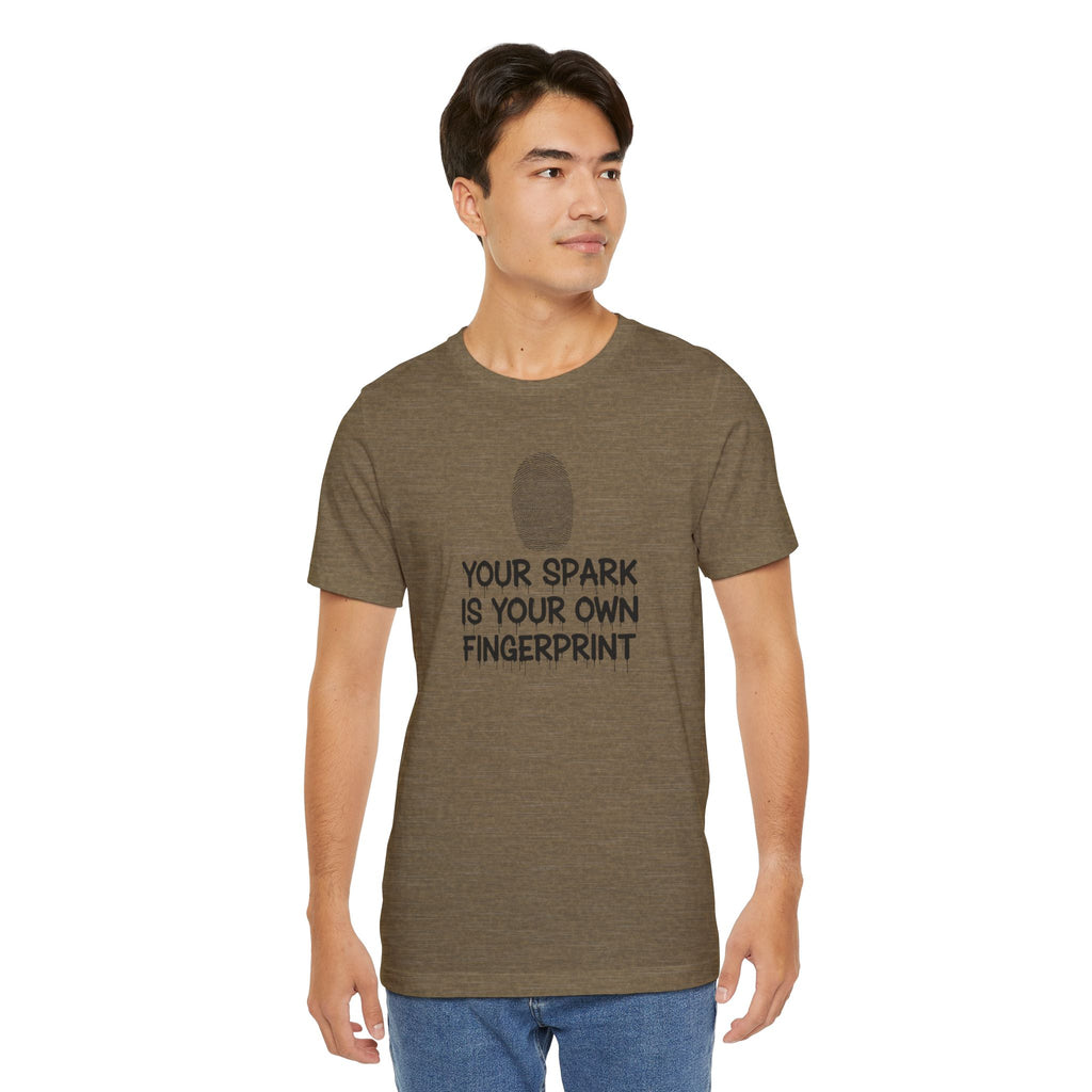Your Spark Fingerprint Tee | Born to Stand Out