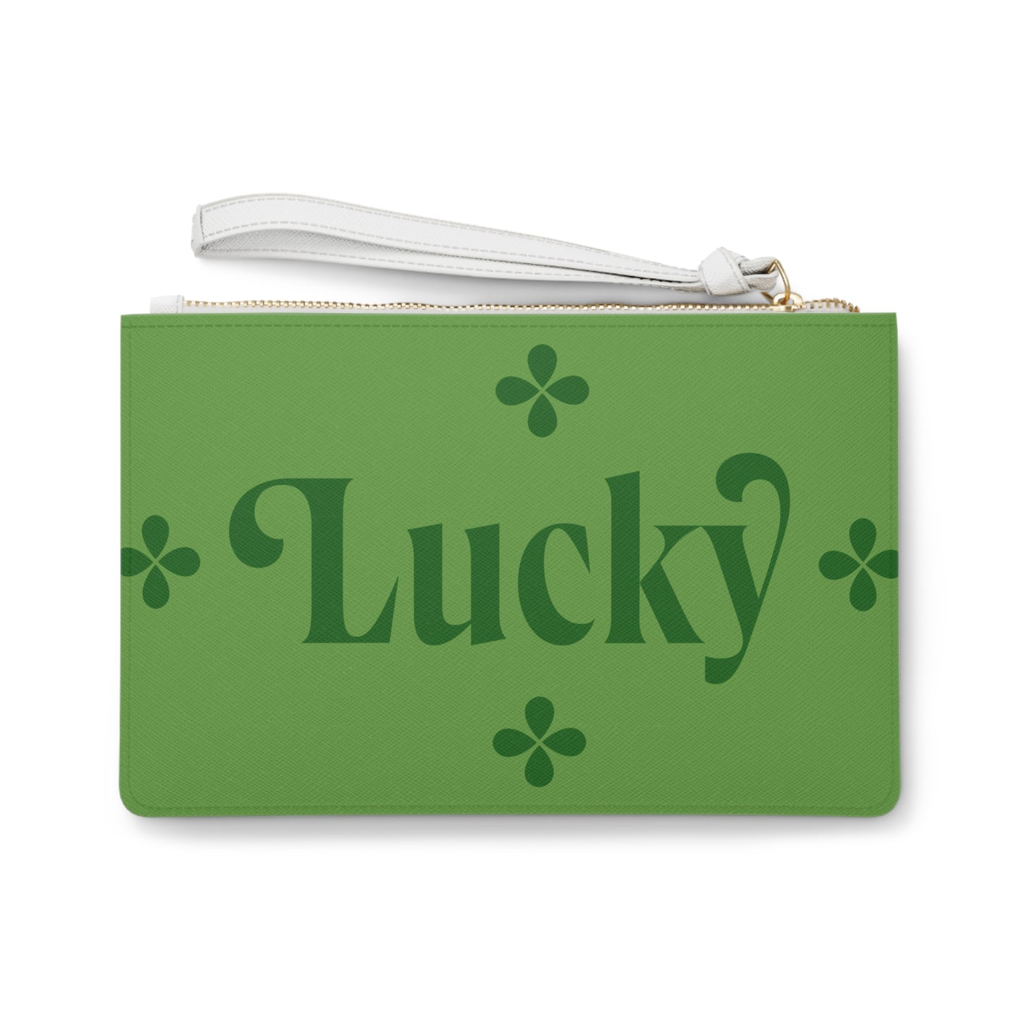 Lucky St. Patrick's Day Clutch Bag - Festive Green Purse with Shamrocks