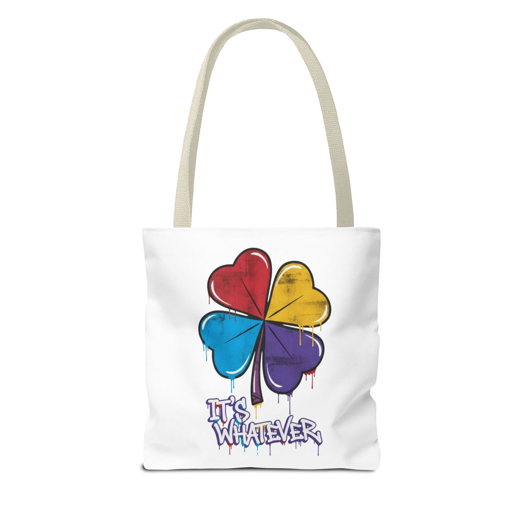 Rainbow Drip Graphic Tote Bag