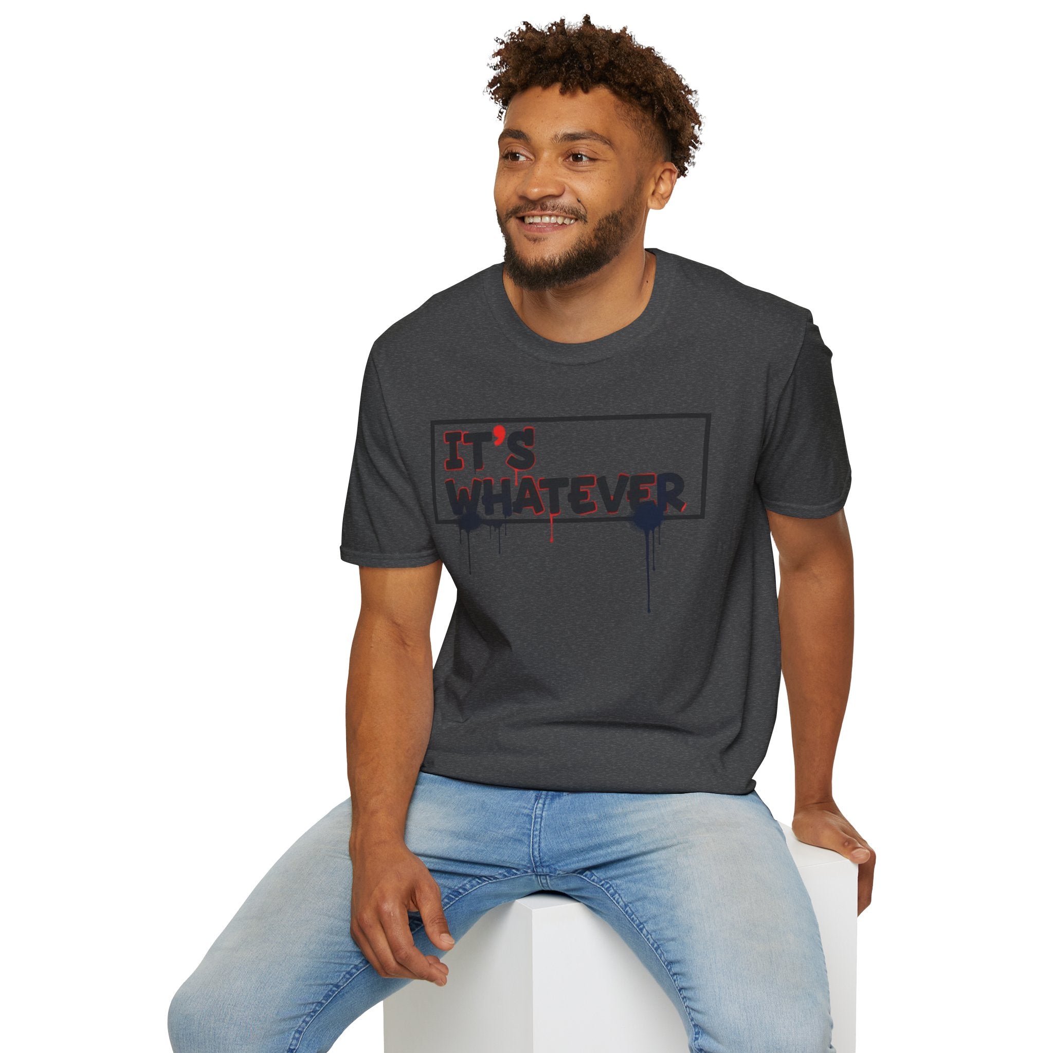 IT'S WHATEVER Drip Graffiti Graphic Tee