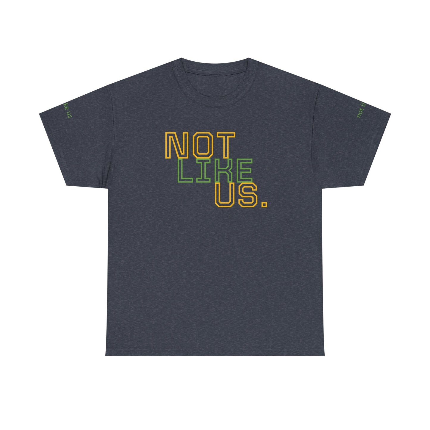 Unisex Heavy Cotton Tee - "NOT LIKE US" Statement Tee