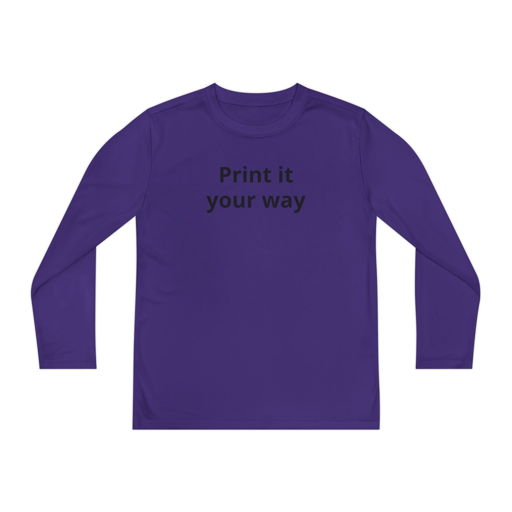 Youth Long Sleeve Performance Tee