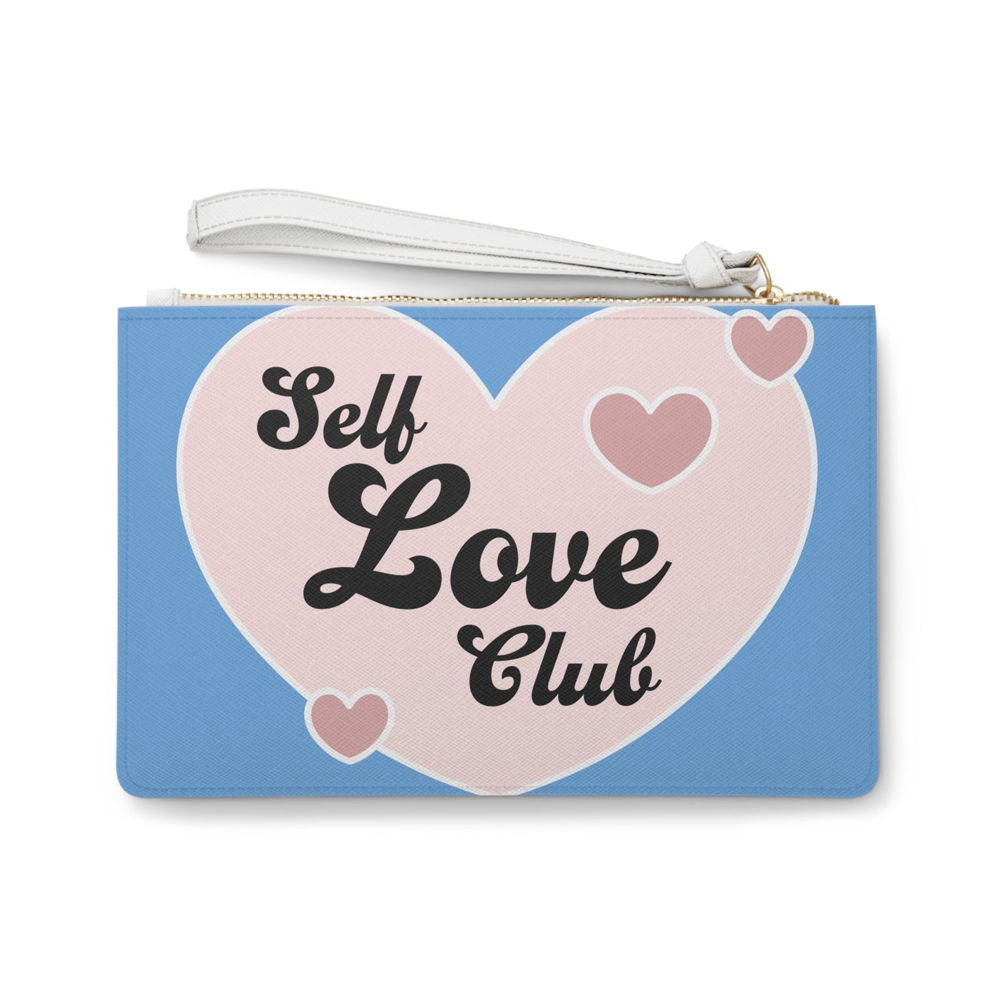 Self Love Club Clutch Bag | Heart Design for Self-Care Enthusiasts