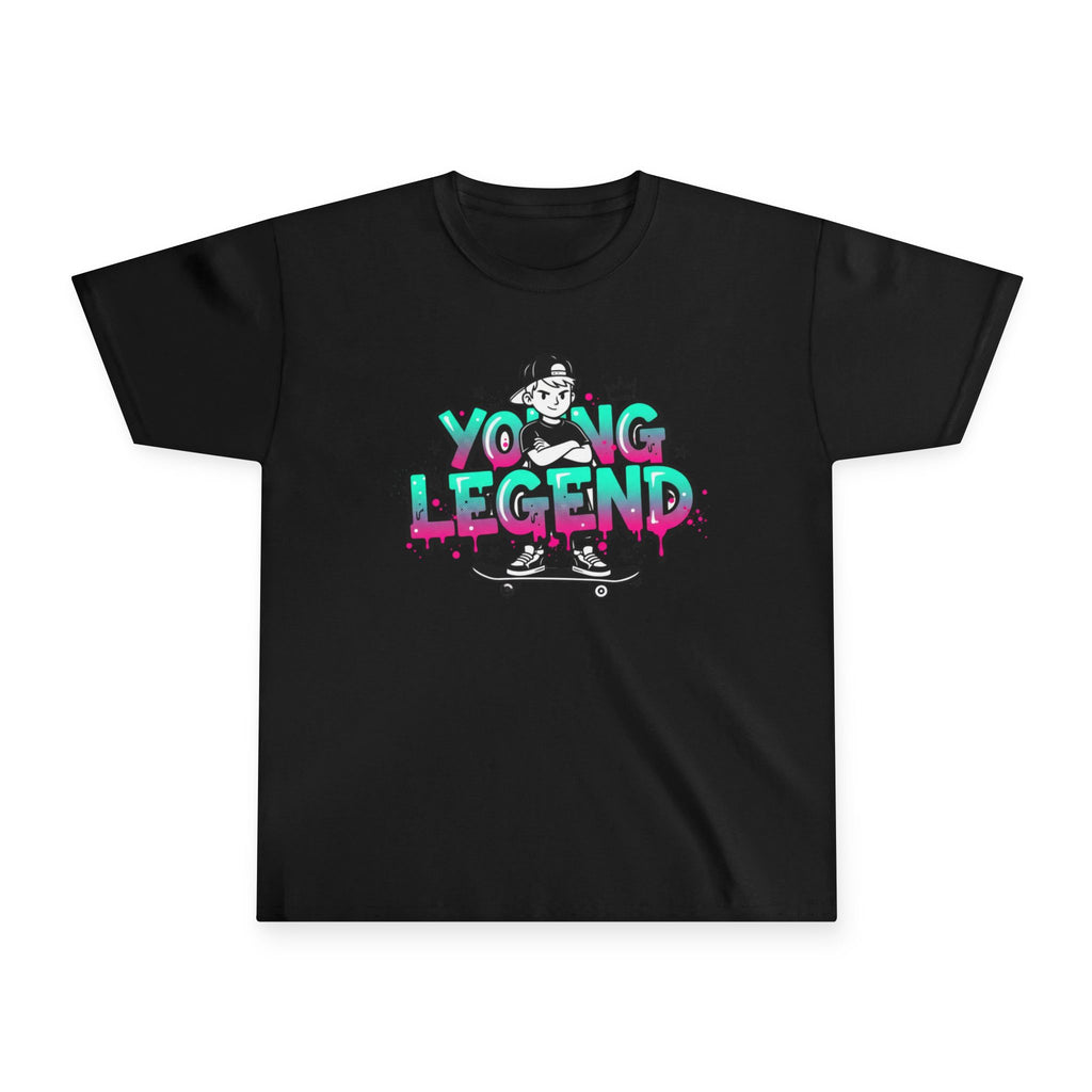 Youth Tee — "Young Legend" Skate Graphic Kids T-Shirt