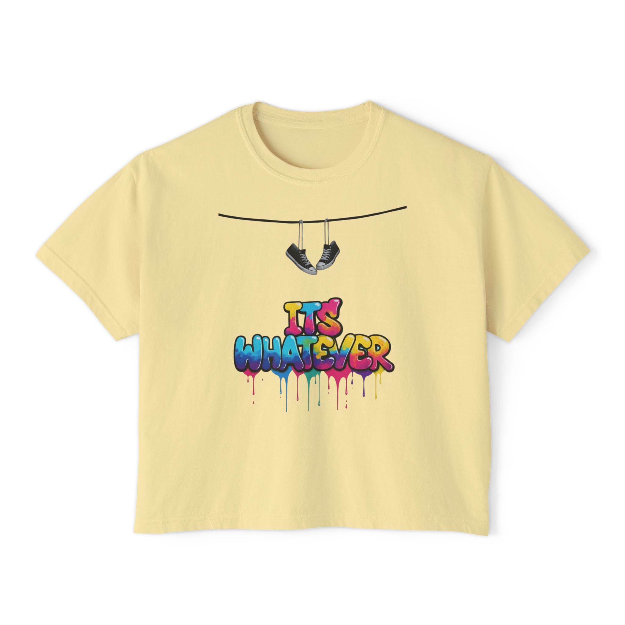 Graffiti Drip Boxy Tee
