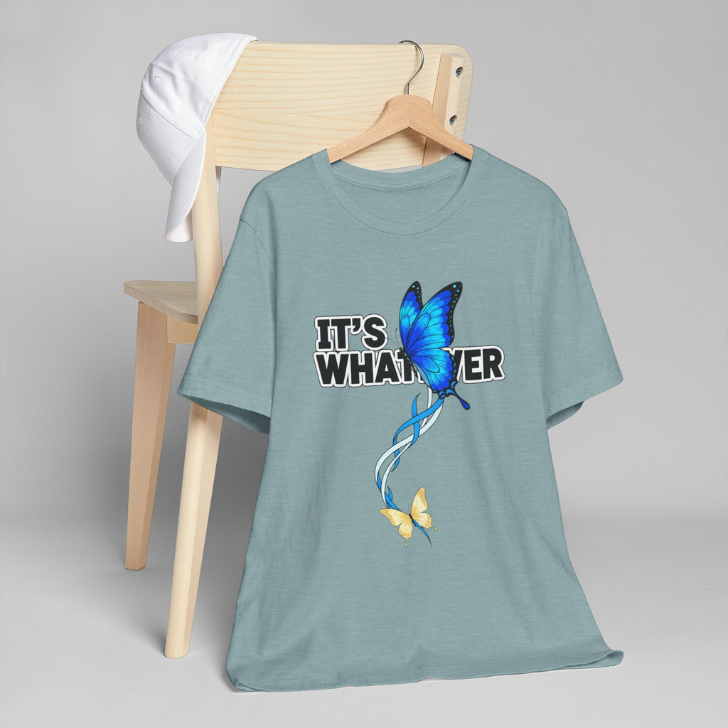 It's Whatever Blue Butterfly Tee