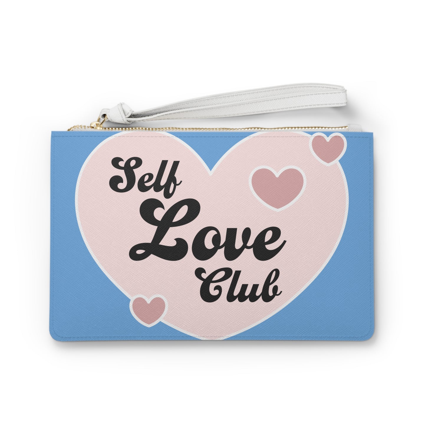 Self Love Club Clutch Bag | Heart Design for Self-Care Enthusiasts